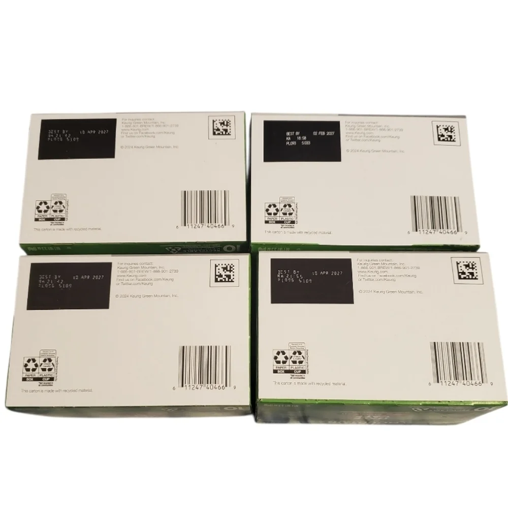 New Green Mountain Half-Caff Medium Roast Coffee Bundle 4 Boxes K-Cup Pods